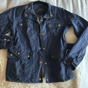 J. Crew Downtown Field Jacket Navy. Size S